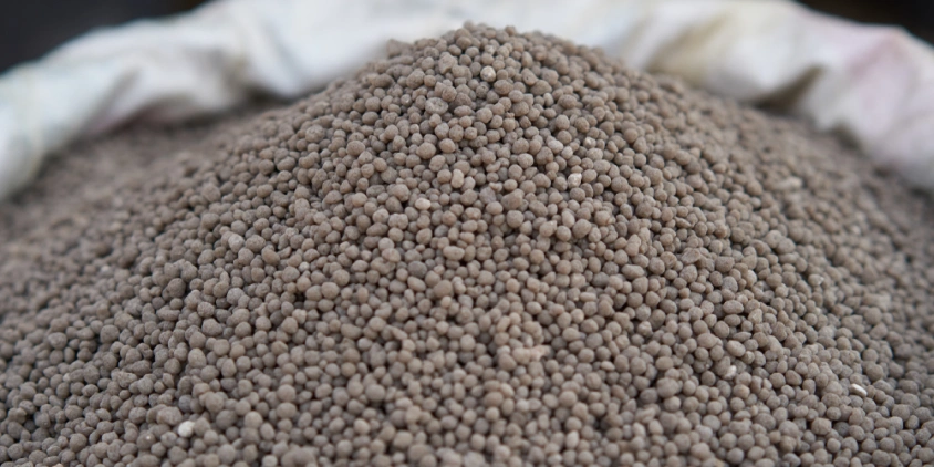 fosfato de amonio en forma de fertilizante de fosfato diamónico